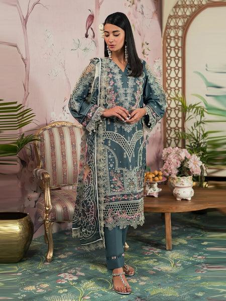  Pakistani Wedding Dress - Exclusive Lawn Embroidery