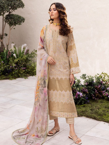 Pakistani Salwar Kameez - Premium Lawn Embroidery