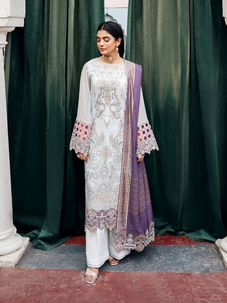 Pakistani Salwar Kameez - Embroidered Luxe Chiffon