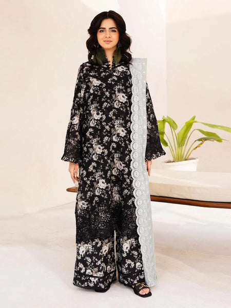 Pakistani Salwar Kameez - Schiflli Embroidered Lawn