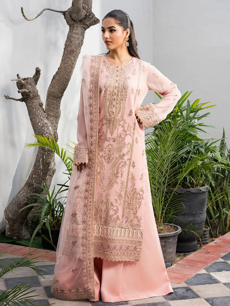 Pakistani Salwar Kameez - Tarz Embroidered Chiffon