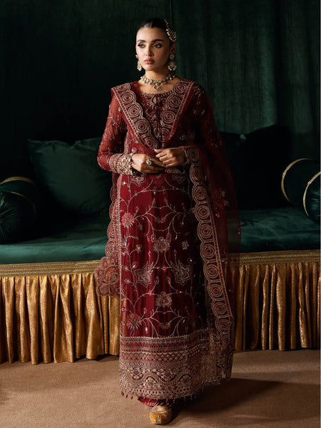 Pakistani Salwar Kameez - Chiffon Sequence Embroidered
