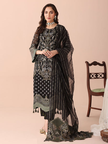 Pakistani Salwar Kameez - Luxury Chiffon Sequins