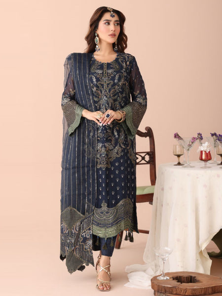 Pakistani Salwar Kameez - Luxury Chiffon Sequins