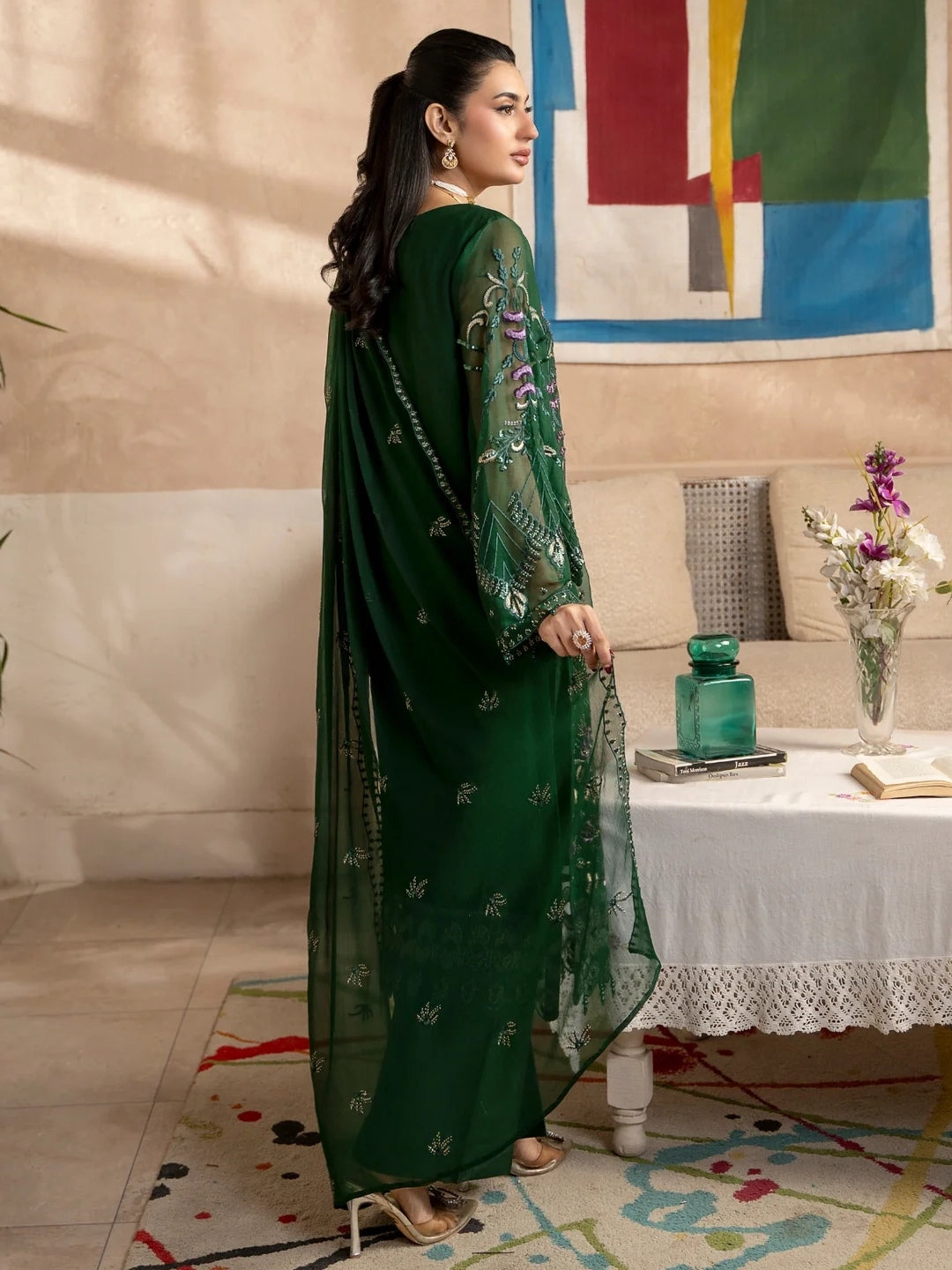 emerald green asian wedding dress luxury Emerald Green Wedding Dresses Muslim Formal Dress Dubai Gown Ba SELINADRESS
