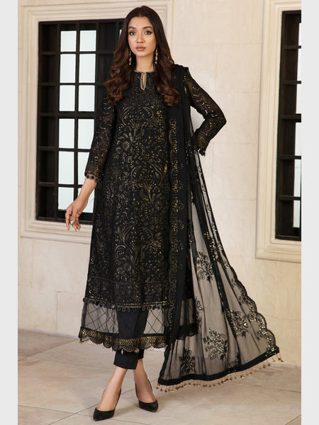  Pakistani Dress - Sequins Embroidered Chiffon