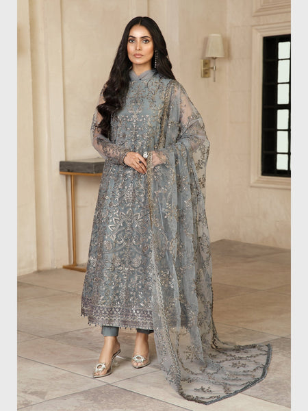  Pakistani Dress - Sequins Embroidered Chiffon