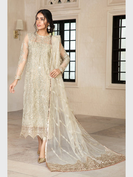 Pakistani Dress - Sequins Embroidered Chiffon
