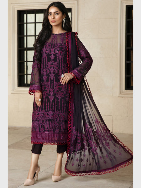  Pakistani Dress - Sequins Embroidered Chiffon