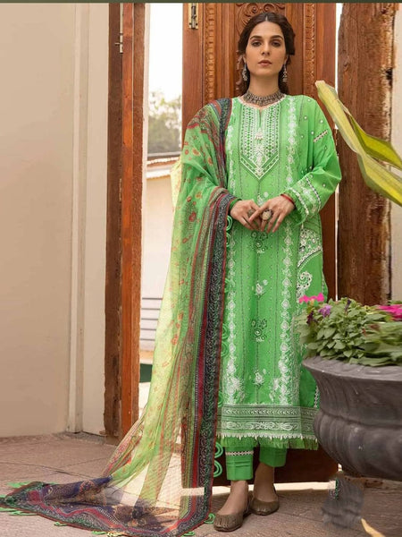  Salwar Kameez - Embroidered Lawn & Net