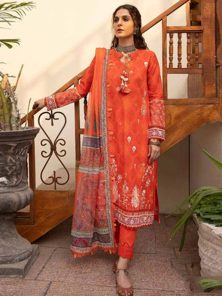  Salwar Kameez - Embroidered Lawn & Net
