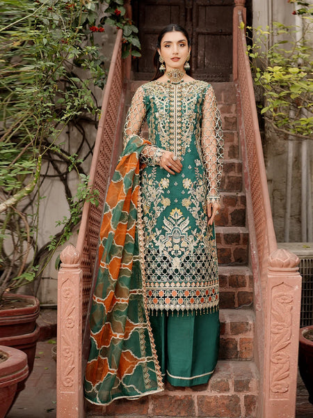  Salwar Kameez - Premium Embroidered Organza