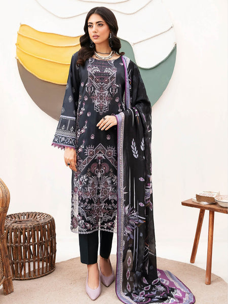 Pakistani Salwar Kameez - Luxe Lawn Embroidery