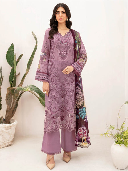 Pakistani Salwar Kameez - Luxe Lawn Embroidery