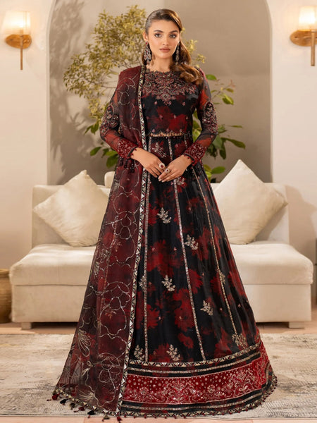 Pakistani Salwar Kameez - Luxe Chiffon Fleur