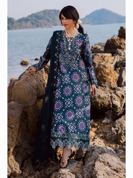 Pant Salwar Kameez - Teal Blue Silk Intricate Embroidered Luxe Wear