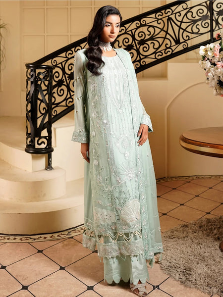 Pakistani Salwar Kameez - Embroidered Fine Chiffon