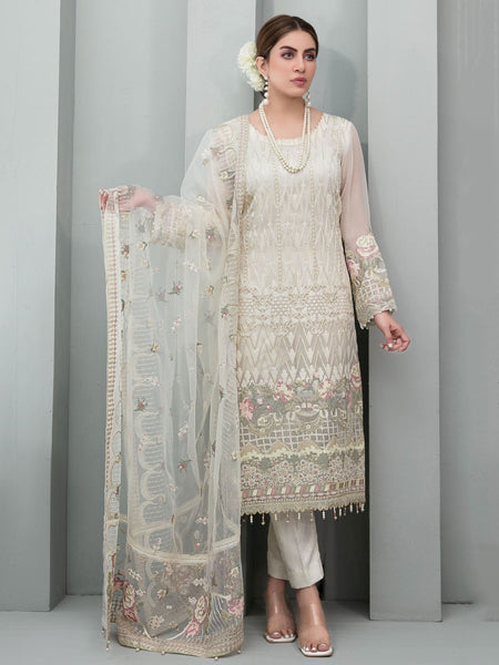  Salwar Kameez - Exclusive Chiffon Embroidered