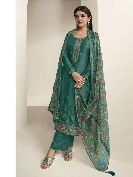  Salwar Kameez - Premium Silk Embroidery
