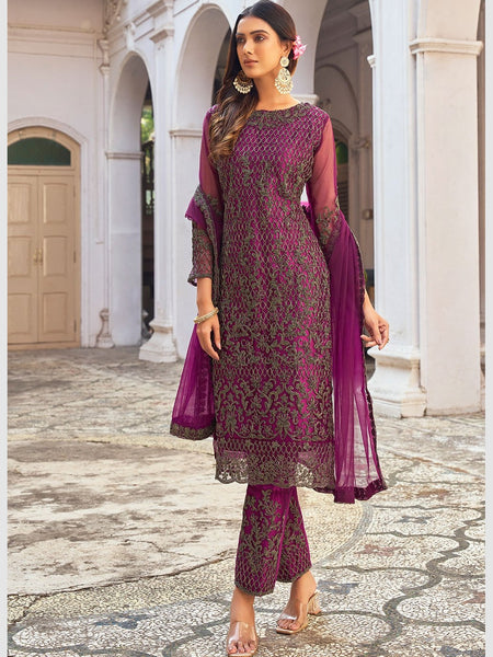  Salwar Kameez - Heavy Butterfly Net