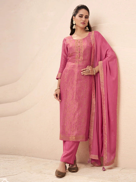  Salwar Kameez - Embroidered Jacquard