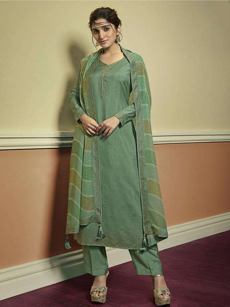  Salwar Kameez - Art Silk Embroidered