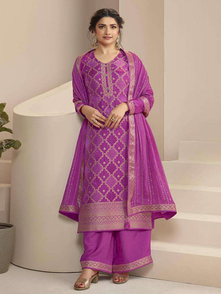  Salwar Kameez - Art Silk Zari
