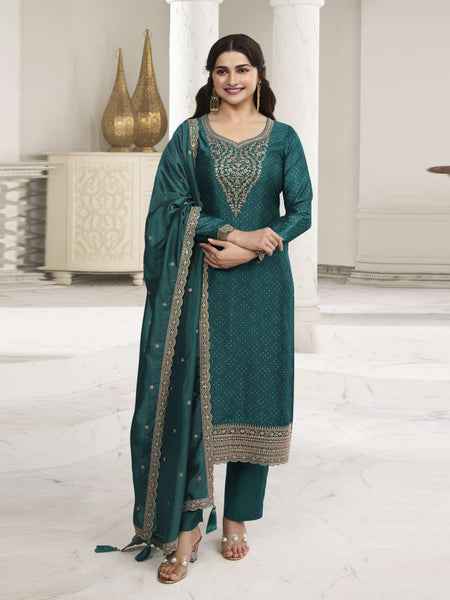  Salwar Kameez - Embroidered Silk Georgette