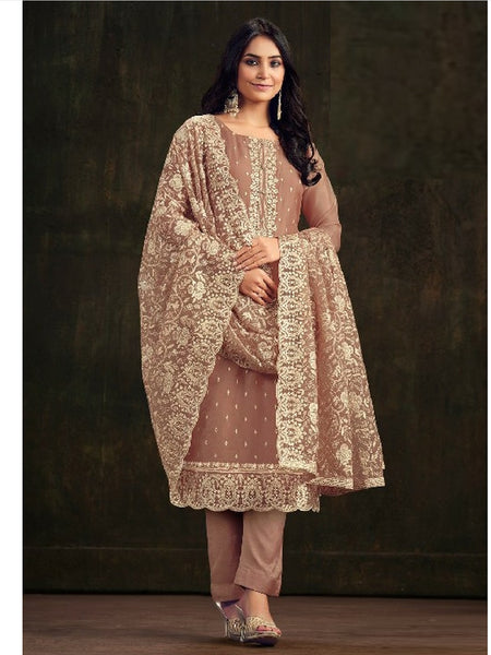  Salwar Kameez - Organza Embroidery