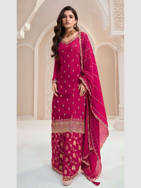 Salwar Kameez - Chinon Embroidery