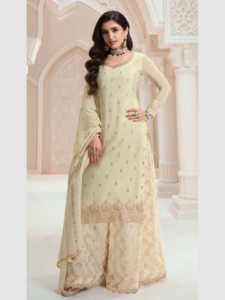  Indian Dress - Chinon Embroidery