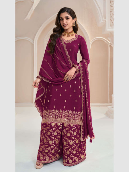  Salwar Kameez - Chinon Embroidery