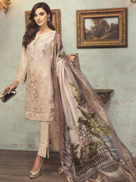 Pakistani Salwar Kameez - Embroidered Premium Lawn
