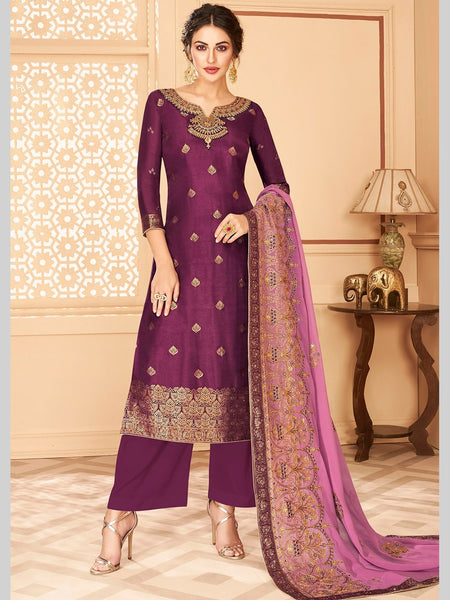  Salwar Kameez - Pure Dola Jacquard