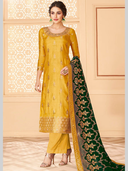  Salwar Kameez - Pure Dola Jacquard