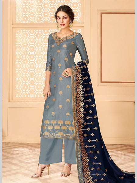  Salwar Kameez - Pure Dola Jacquard