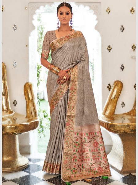  Saree - Jacquard Silk