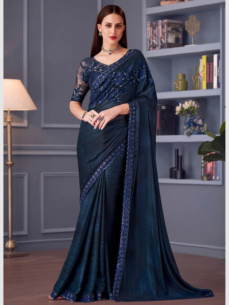 New Saree - Chiffon Silk Embroidery