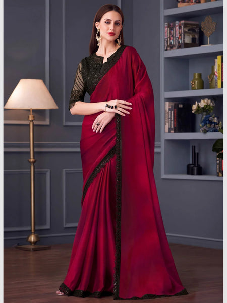 New Saree - Chiffon Silk Embroidery