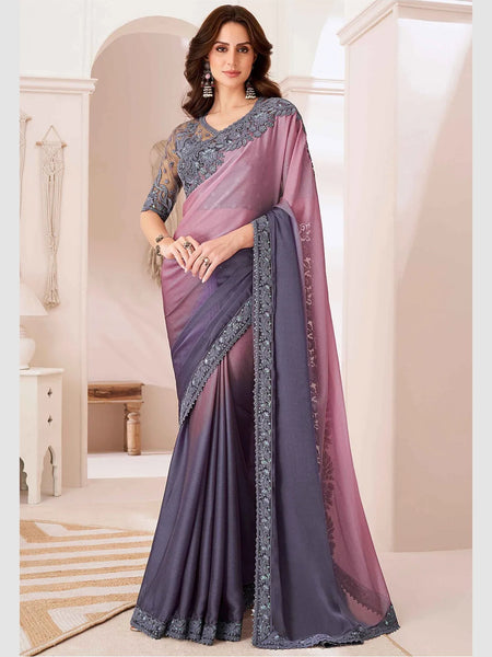 New Saree - Chiffon Silk Embroidery