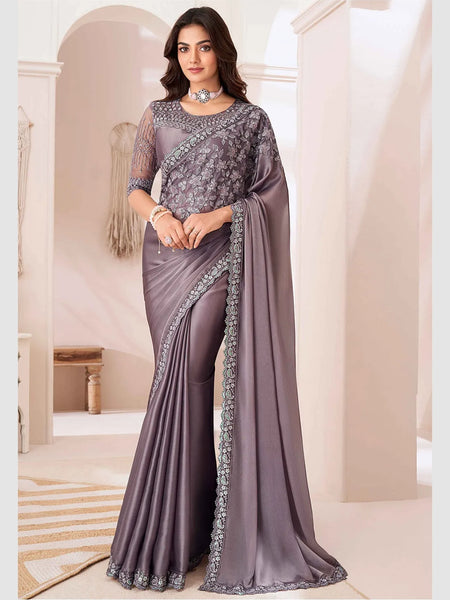  Saree - Chiffon Silk Embroidery