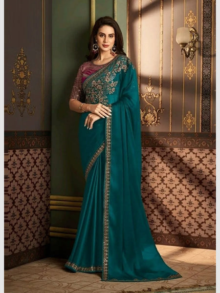 New Saree - Art Silk Embroidery