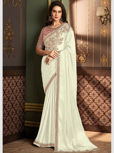 New Saree - Art Silk Embroidery