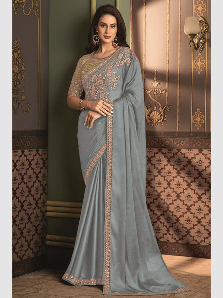 New Saree - Art Silk Embroidery
