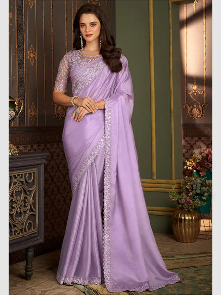 New Saree - Art Silk Embroidery