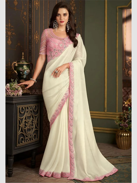 New Saree - Art Silk Embroidery