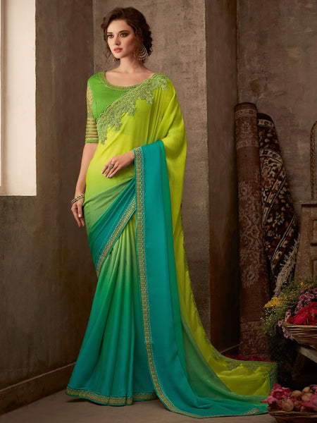 New Saree - Art Silk Embroidery