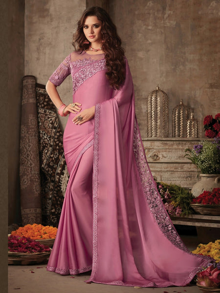 New Saree - Art Silk Embroidery