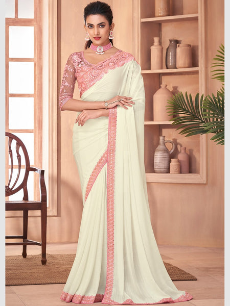 New Saree - Art Silk Embroidery