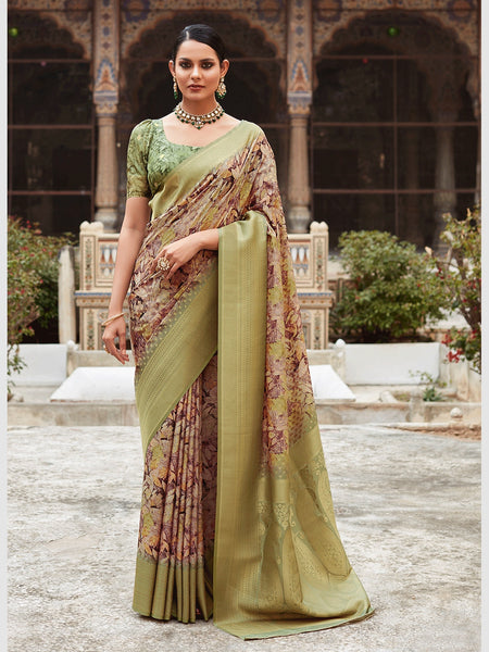New Saree - Soft Tissue Silk Zari